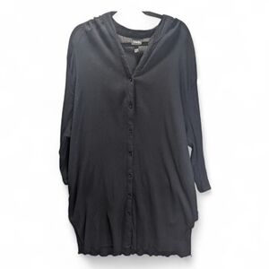 Ulla Popken Plus Size Black Swim Coverup Cottagecore Beachy Size 24/26